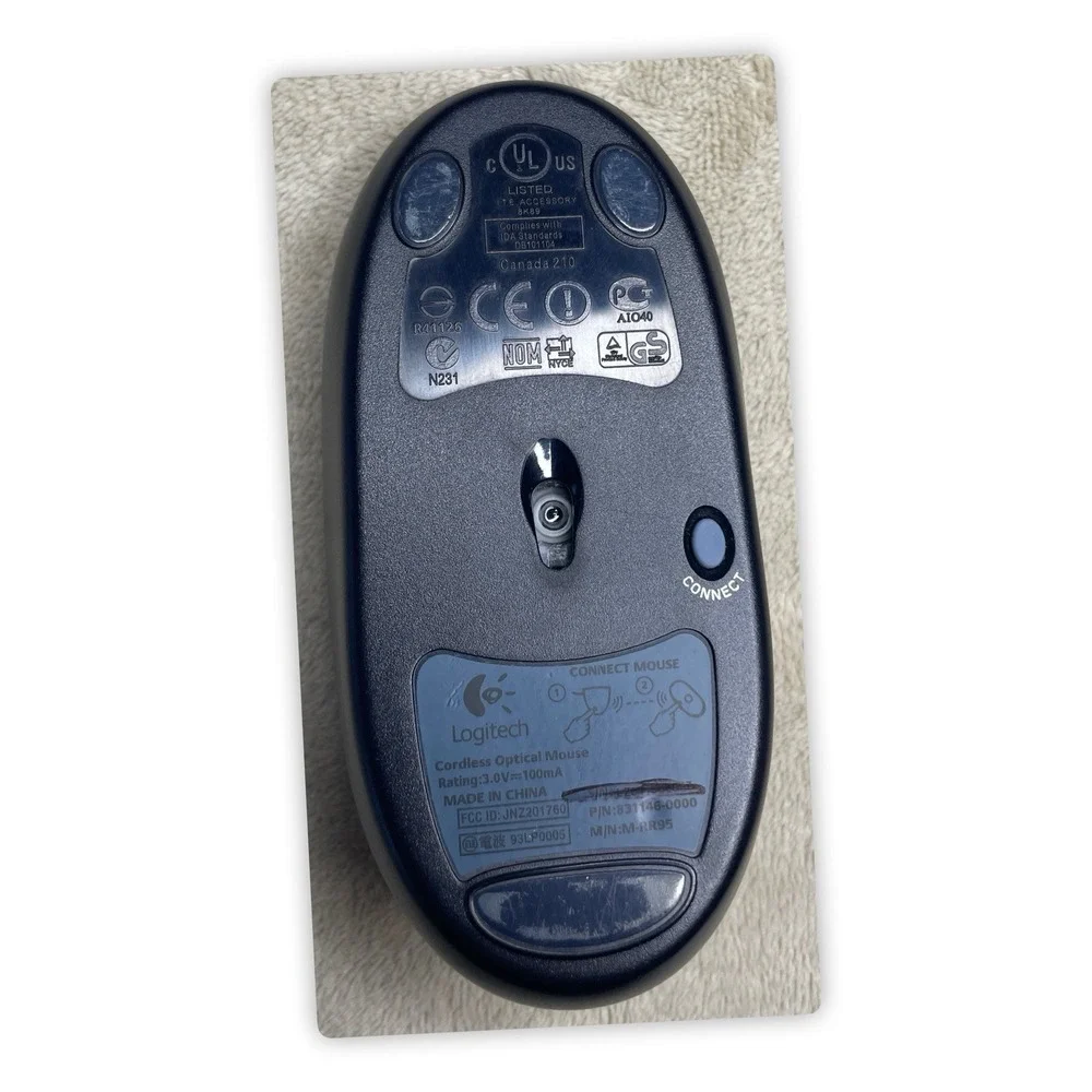 Logitech Cordless Mouse M-RR95‎ & Receiver C-BA4-MSE